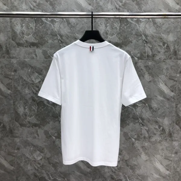 Thom Browne Anchor Embroidered Navy T-Shirt - 36
