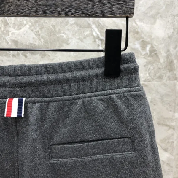 Thom Browne Four-Bar Stripe Black Sweatshorts - 20
