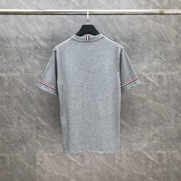 Thom Browne Classic Four-Bar Stripe Navy T-Shirt - 25