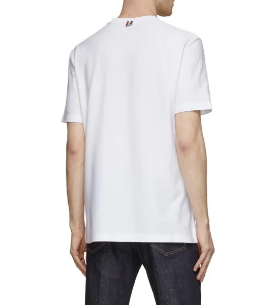 Thom Browne Pink Dog Embroidered T-Shirt - 13