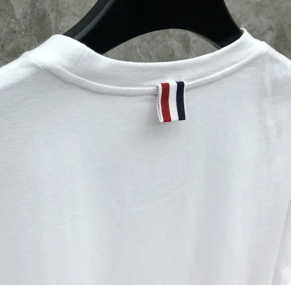 Thom Browne Pink Dog Embroidered T-Shirt - 21