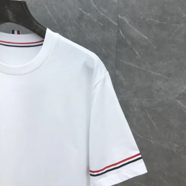 Thom Browne Classic Four-Bar Stripe Navy T-Shirt - 35