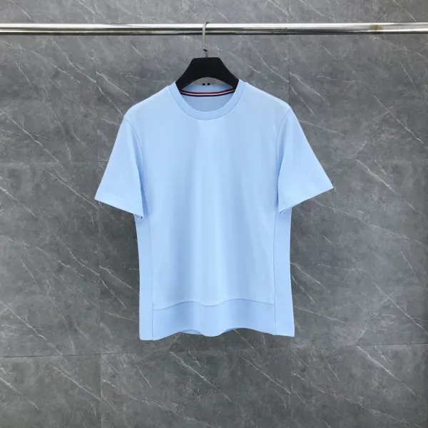 Thom Browne Classic Four-Bar Stripe White T-Shirt - 14
