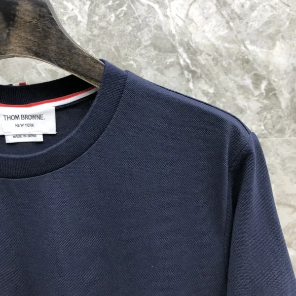 Thom Browne 4-Bar Stripe Navy T-Shirt - 29
