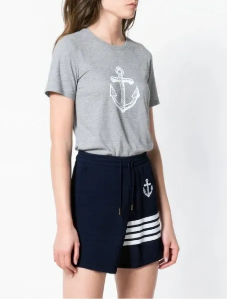 Off-White Anchor Print Black T-Shirt - 8