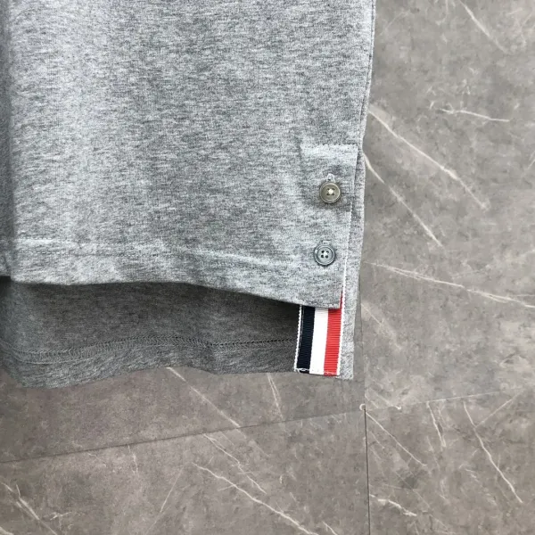 Thom Browne Turtle and Star Embroidered Navy T-Shirt - 27