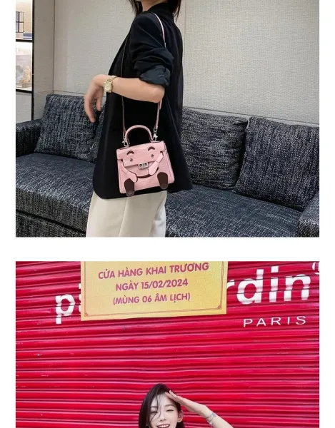 Hermès Mini Kelly Pochette Crocodile Black Handbag - 13