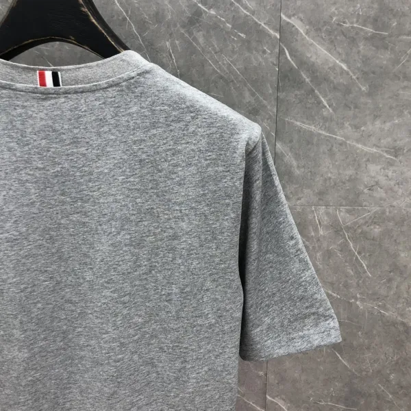 Thom Browne Turtle and Star Embroidered Navy T-Shirt - 24