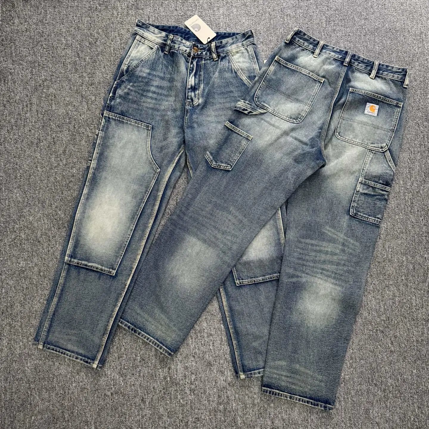 Carhartt Jeans Loose straight-leg carpenter with utility pockets — 6621