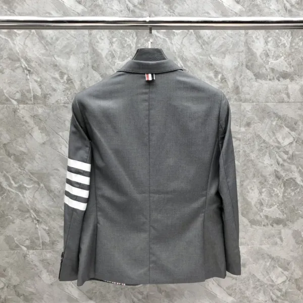Thom Browne Classic Four-Bar Stripe Navy Blazer - 4