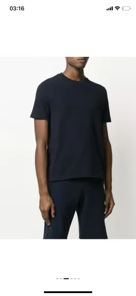 Thom Browne 4-Bar Stripe Navy T-Shirt - 4
