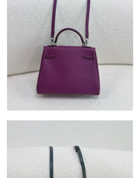 Hermès Mini Kelly Pochette Crocodile Black Handbag - 33