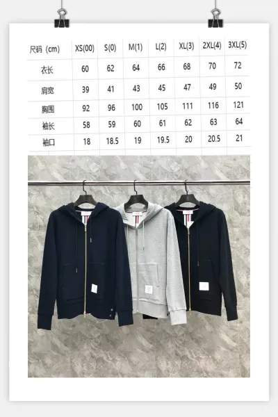 Thom Browne Classic Four-Bar Stripe Gray Sweatshirt - 4