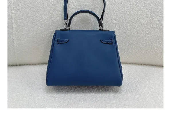 Hermès Mini Kelly Pochette Crocodile Black Handbag - 37