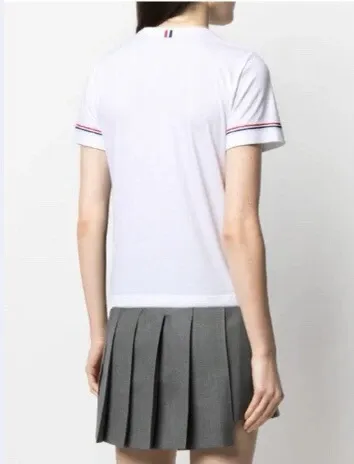 Thom Browne Classic Four-Bar Stripe Navy T-Shirt - 8