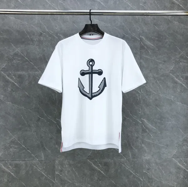 Off-White Anchor Print Black T-Shirt - 39