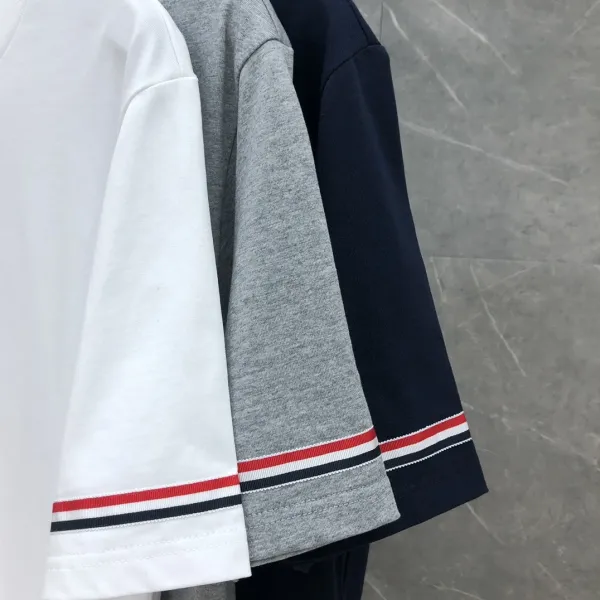 Thom Browne Classic Four-Bar Stripe Navy T-Shirt - 29