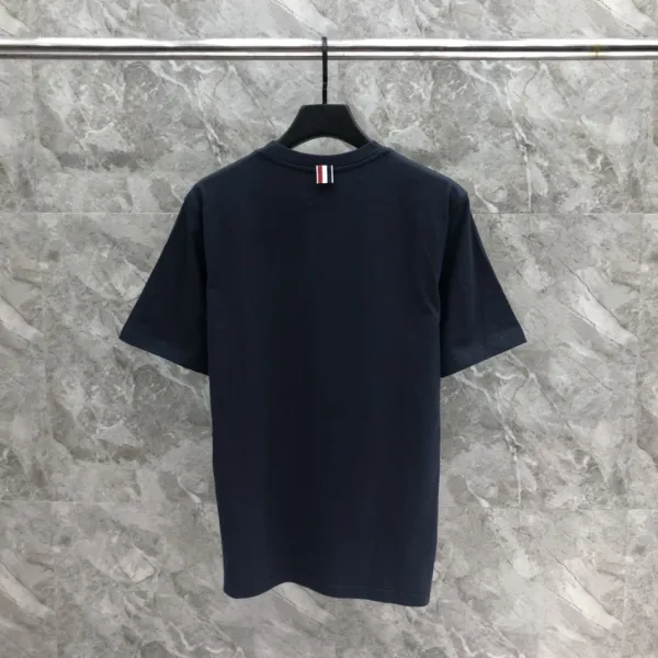 Thom Browne Anchor Embroidered Navy T-Shirt - 22
