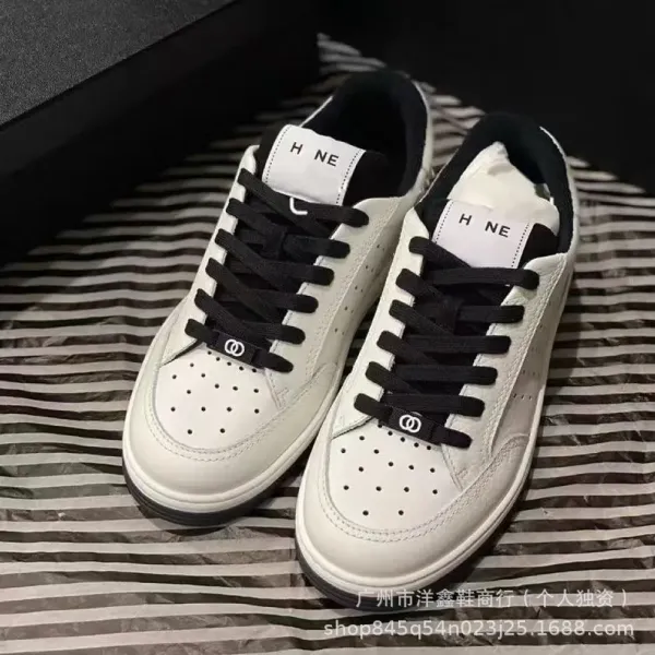 Hogan Interactive White Perforated Leather Sneakers - 10