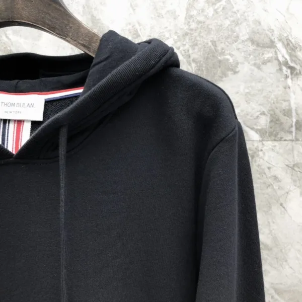 Thom Browne Classic Four-Bar Stripe Gray Sweatshirt - 31