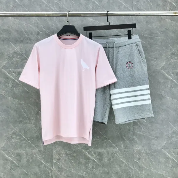 Thom Browne Raven Logo White T-Shirt - 9