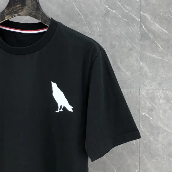 Thom Browne Raven Logo White T-Shirt - 15