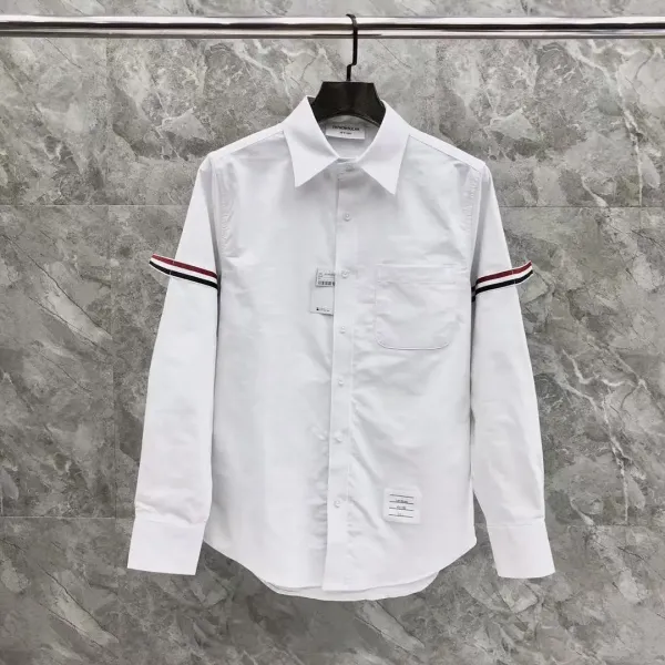 Off-White Industrial Stripe White Cotton Shirt - 7