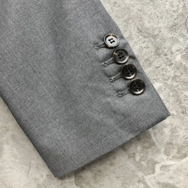 Thom Browne Classic Four-Bar Stripe Navy Blazer - 8