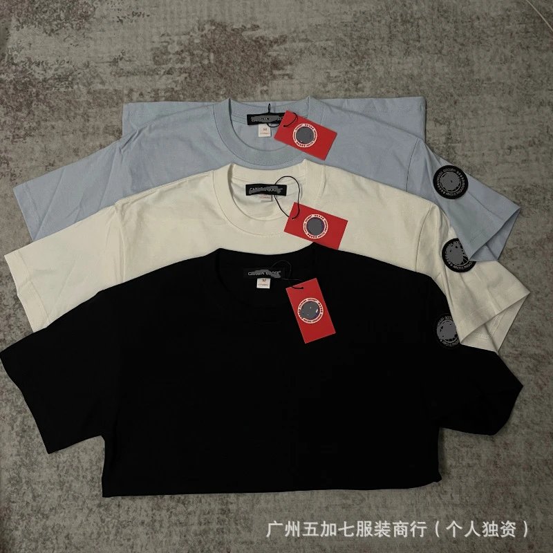 Canada Goose Logo Patch Black T-Shirt - 8
