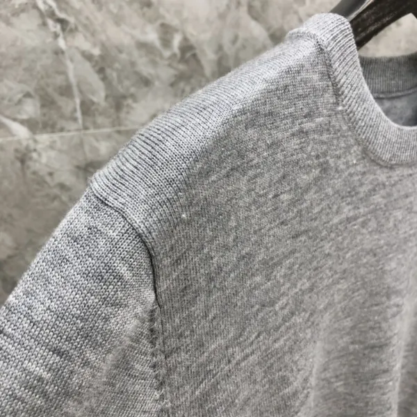 Thom Browne 4-Bar Stripe Navy Wool Sweater - 10