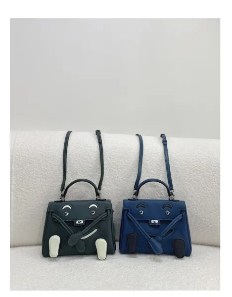 Hermès Mini Kelly Pochette Crocodile Black Handbag - 19