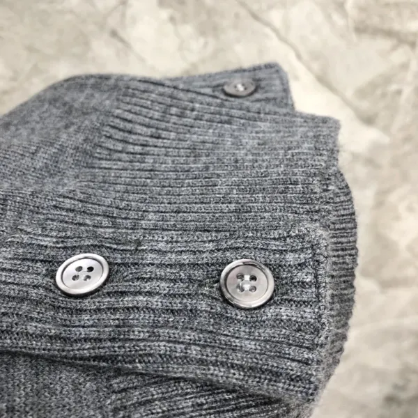 Thom Browne 4-Bar Stripe Navy Wool Sweater - 19