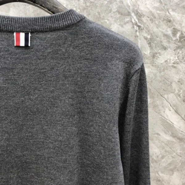 Thom Browne 4-Bar Stripe Navy Wool Sweater - 22