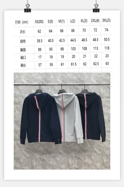 Thom Browne Classic Four-Bar Stripe Gray Sweatshirt - 5