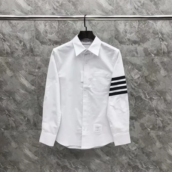 Off-White Industrial Stripe White Cotton Shirt - 4