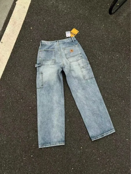Carhartt Work In Progress Straight Fit Raw Denim Jeans - 4