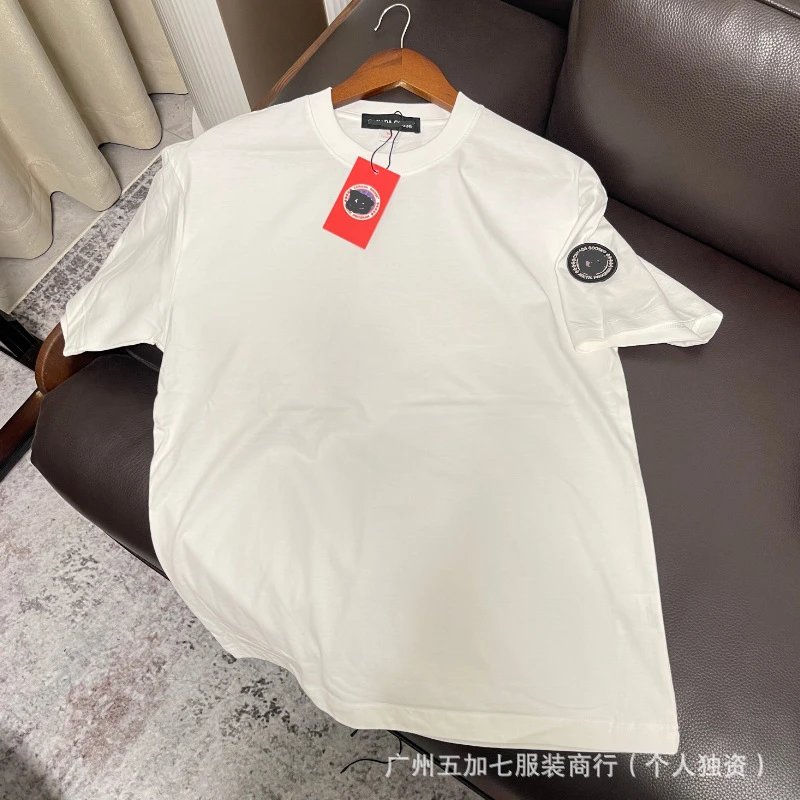 Canada Goose Logo Patch Black T-Shirt - 5