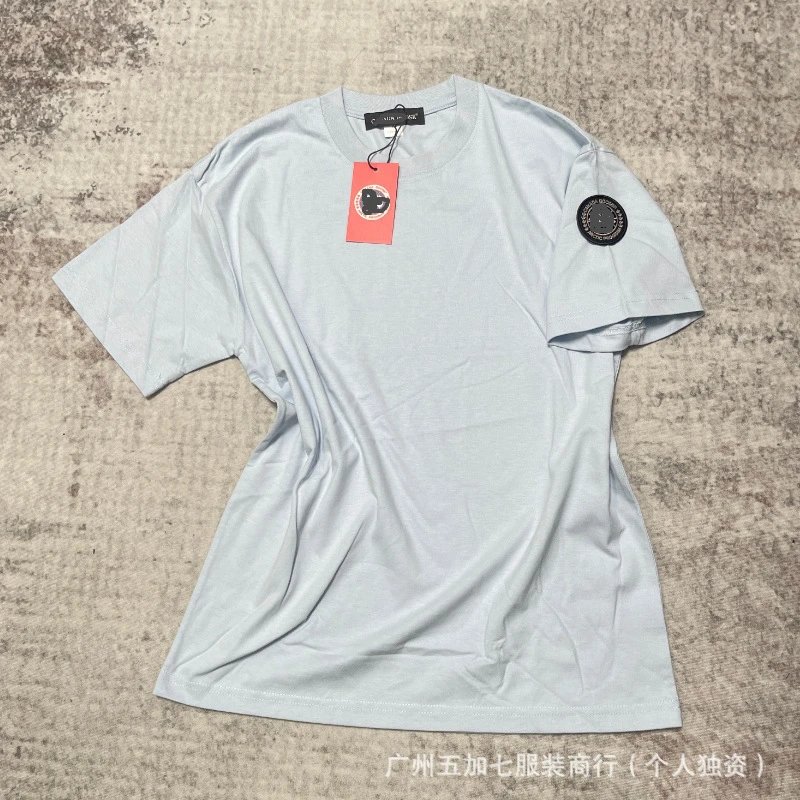 Canada Goose Logo Patch Black T-Shirt - 6