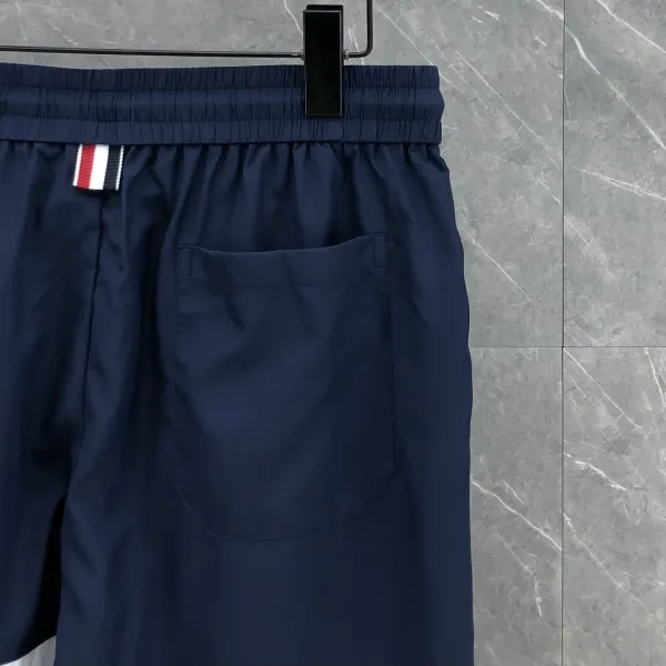 Thom Browne 4-Bar Stripe Nylon Shorts Gray - 12