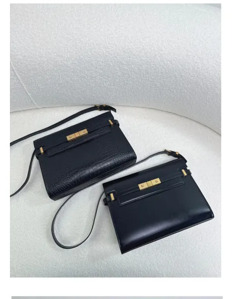 Saint Laurent Kate Medium Burgundy Leather Shoulder Bag - 19