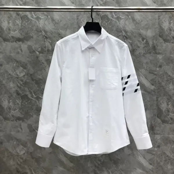 Off-White Industrial Stripe White Cotton Shirt - 10