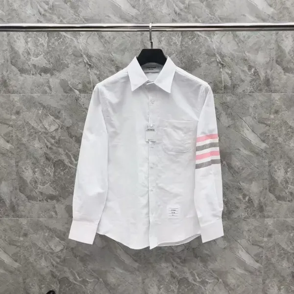 Off-White Industrial Stripe White Cotton Shirt - 45