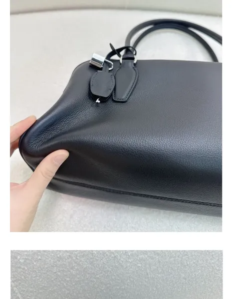 Hermès Bolide 2023 White Calfskin Handbag - 24