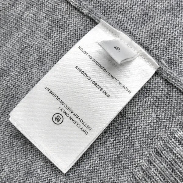 Thom Browne 4-Bar Stripe Navy Wool Sweater - 13