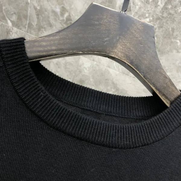 Thom Browne 4-Bar Stripe Navy Wool Sweater - 32