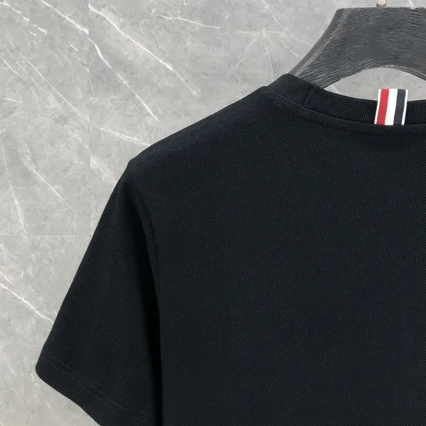 Thom Browne Classic Four-Bar Stripe White T-Shirt - 27