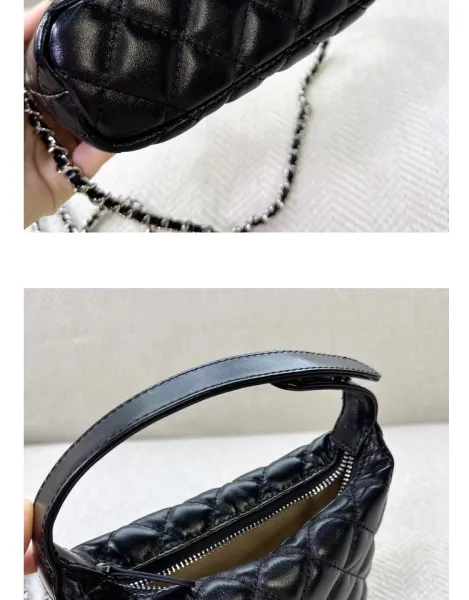 Chanel 22 Bag Black Quilted Leather Shoulder Bag - 20