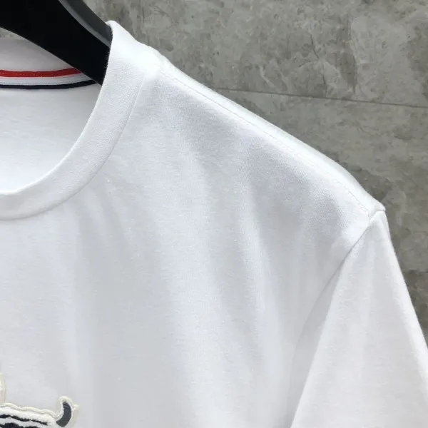 Thom Browne Pink Dog Embroidered T-Shirt - 22