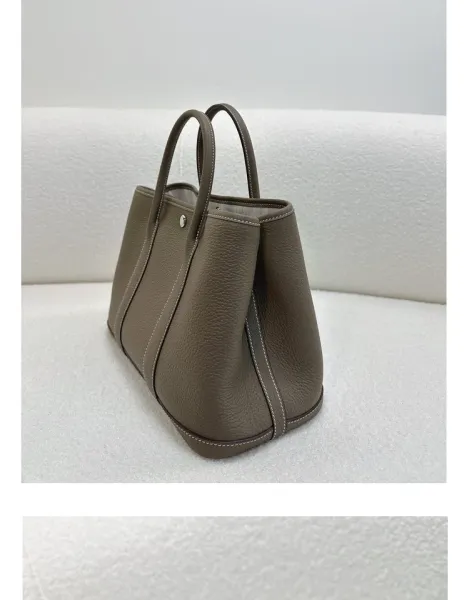 Hermès Picotin Lock in Burgundy Taurillon Leather Handbags - 49