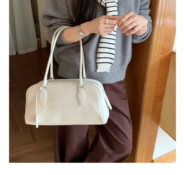 Hermès Bolide 2023 White Calfskin Handbag - 11
